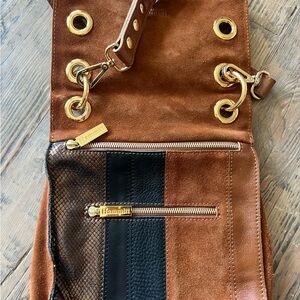 Hammitt Brown and Black Leather Bag